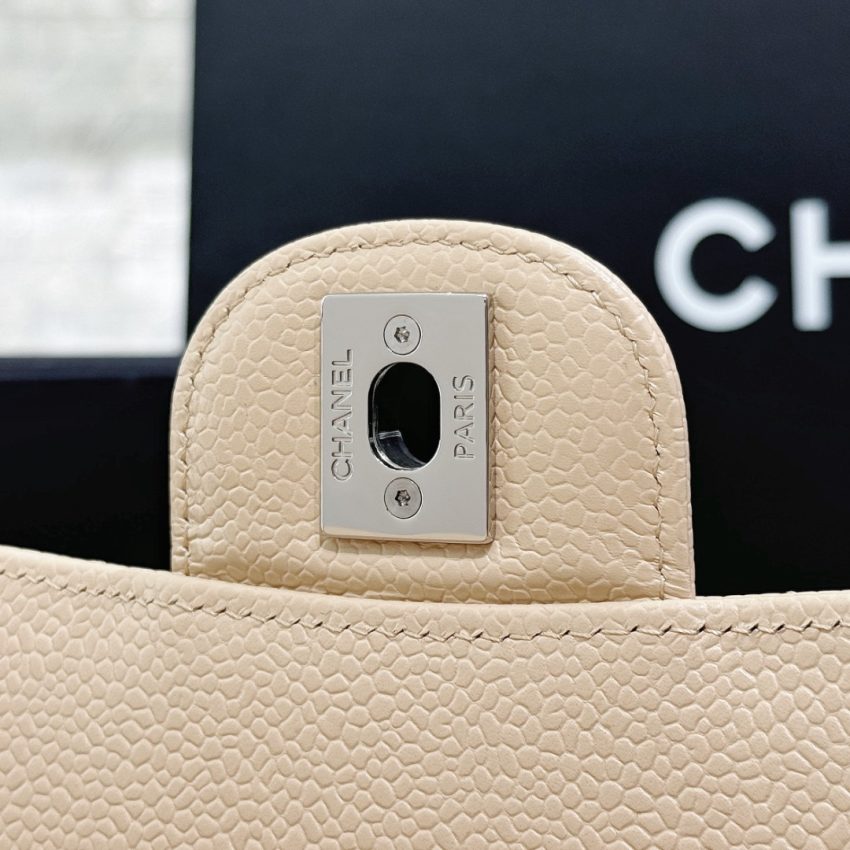 Chanel Classic Flap 23cm Apricot 8 CHANEL Classic Flap 23cm Apricot - replica chanel bag detail 7