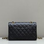 Chanel Classic Flap 23cm Black Caviar 6 CHANEL Classic Flap 23cm Black Caviar - chanel medium flap dupe detail 5