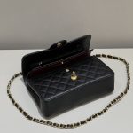Chanel Classic Flap 23cm Black Caviar 7 CHANEL Classic Flap 23cm Black Caviar - chanel medium flap dupe detail 6