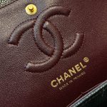 Chanel Classic Flap 23cm Black Caviar 8 CHANEL Classic Flap 23cm Black Caviar - chanel medium flap dupe detail 7