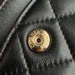 Chanel Classic Flap 23cm Black 11 CHANEL Classic Flap 23cm Black - chanel 23cm flap dupe detail 2