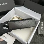 Chanel Classic Flap 23cm Black 3 CHANEL Classic Flap 23cm Black - chanel 23cm flap dupe detail 5