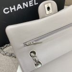 CHANEL Classic Flap 23cm Dove Grey - designer bag dupe detail 8
