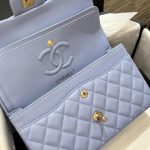 Chanel Classic Flap 23cm Light Blue 4 CHANEL Classic Flap 23cm Light Blue - chanel inspired bag detail 3