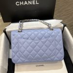 Chanel Classic Flap 23cm Light Blue 8 CHANEL Classic Flap 23cm Light Blue - chanel inspired bag detail 7