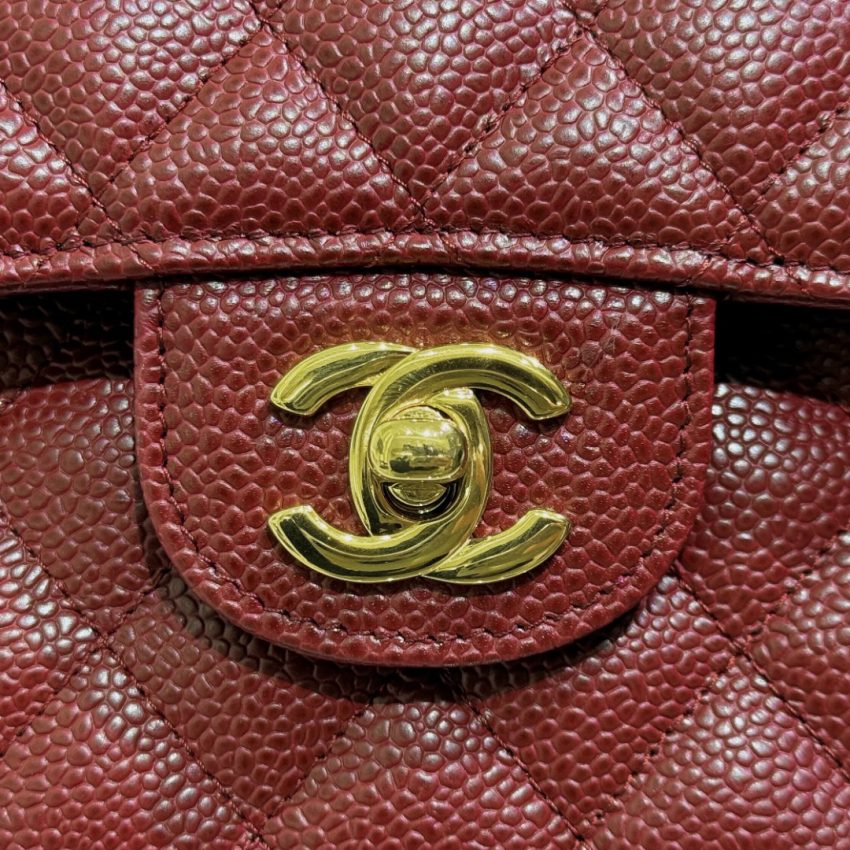 Chanel Classic Flap 23cm Red 5 CHANEL Classic Flap 23cm Red - chanel 23cm replica detail 4