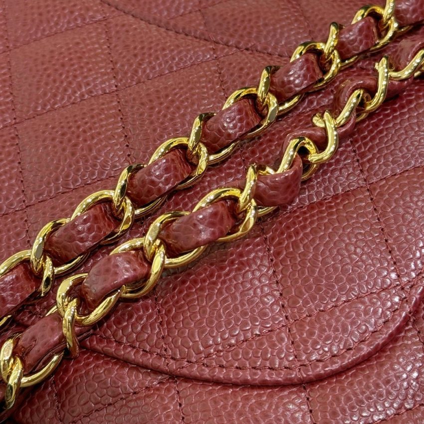 Chanel Classic Flap 23cm Red 6 CHANEL Classic Flap 23cm Red - chanel 23cm replica detail 5