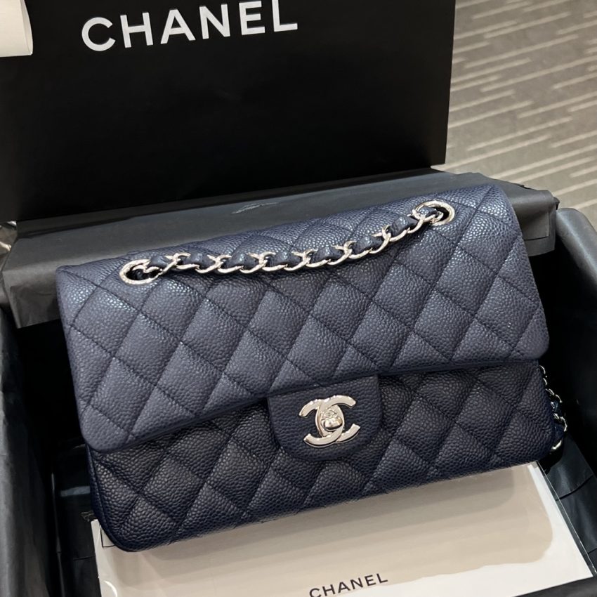 Chanel Classic Flap 23cm Sea Blue 2 CHANEL Classic Flap 23cm Sea Blue - chanel copy bag detail 1
