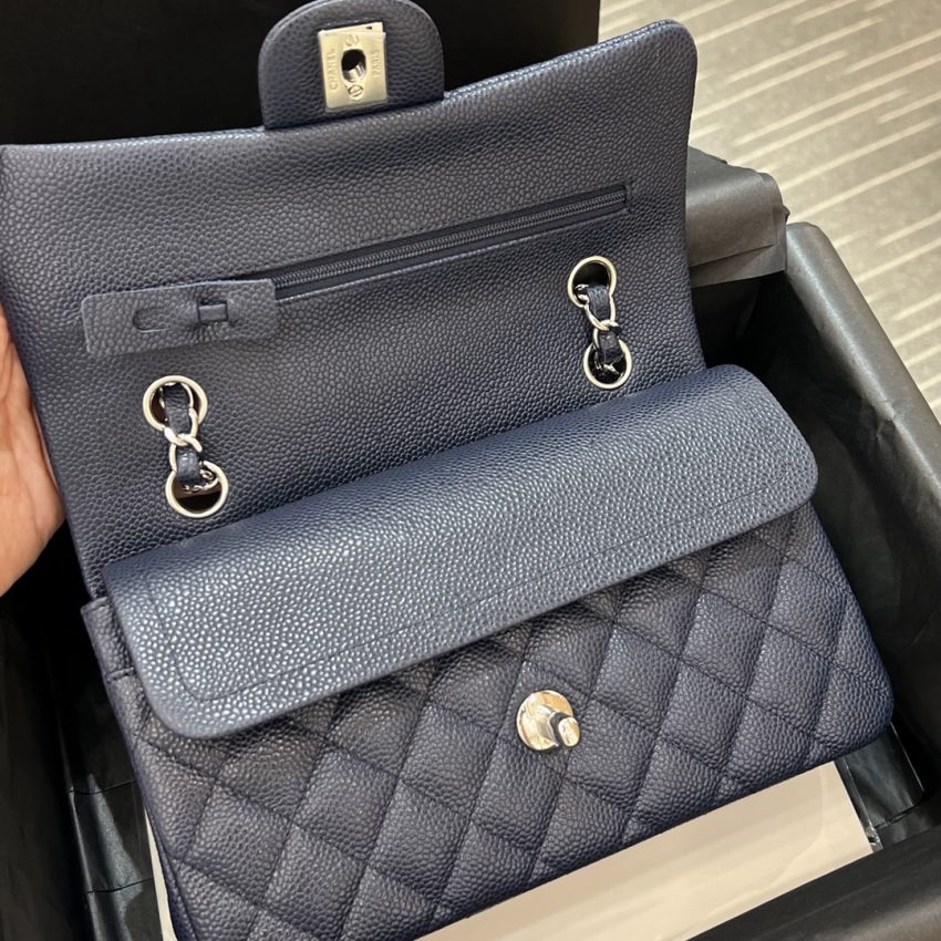 Chanel Classic Flap 23cm Sea Blue 5 CHANEL Classic Flap 23cm Sea Blue - chanel copy bag detail 4