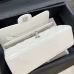 Chanel Classic Flap 23cm White Silver 6 CHANEL Classic Flap 23cm White Silver - chanel lookalike bag detail 5
