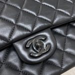 CHANEL Classic Flap 25cm All Black - chanel all black replica detail 4
