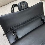 CHANEL Classic Flap 25cm All Black - chanel all black replica detail 7