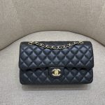 Chanel Classic Flap 25cm Black Gold 3 CHANEL Classic Flap 25cm Black Gold - chanel jumbo replica detail 2