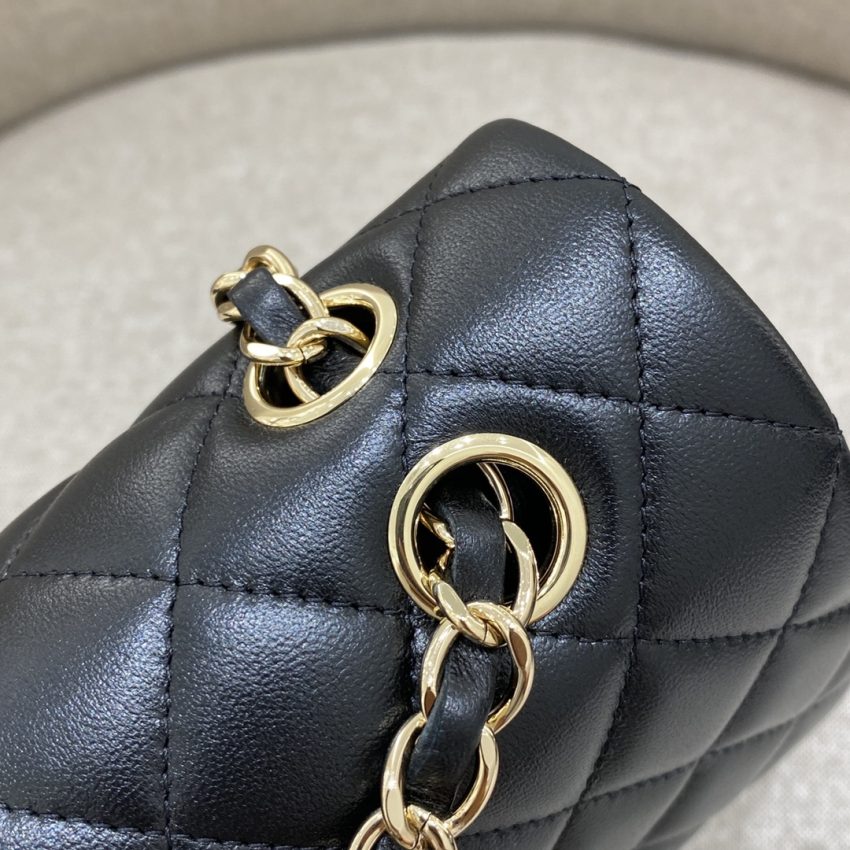 Chanel Classic Flap 25cm Black Gold 4 CHANEL Classic Flap 25cm Black Gold - chanel jumbo replica detail 3