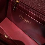 Chanel Classic Flap 25cm Burgundy 3 CHANEL Classic Flap 25cm Burgundy - chanel burgundy bag dupe detail 2