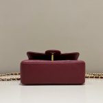 Chanel Classic Flap 25cm Burgundy 5 CHANEL Classic Flap 25cm Burgundy - chanel burgundy bag dupe detail 4