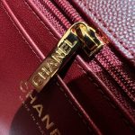 Chanel Classic Flap 25cm Burgundy 6 CHANEL Classic Flap 25cm Burgundy - chanel burgundy bag dupe detail 5