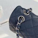 Chanel Classic Flap 25cm Dark Blue 2 CHANEL Classic Flap 25cm Dark Blue - best chanel dupe detail 1