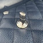 Chanel Classic Flap 25cm Dark Blue 4 CHANEL Classic Flap 25cm Dark Blue - best chanel dupe detail 3