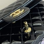 Chanel Classic Flap 25cm Patent Black 3 CHANEL Classic Flap 25cm Patent Black - chanel patent leather replica detail 2