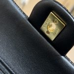 Chanel Classic Flap 25cm Patent Black 8 CHANEL Classic Flap 25cm Patent Black - chanel patent leather replica detail 7