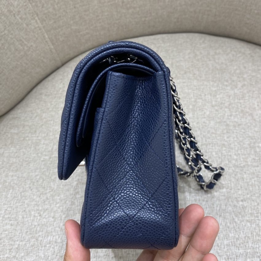 Chanel Classic Flap 25cm Sea Blue 2 CHANEL Classic Flap 25cm Sea Blue - high quality chanel replica detail 1