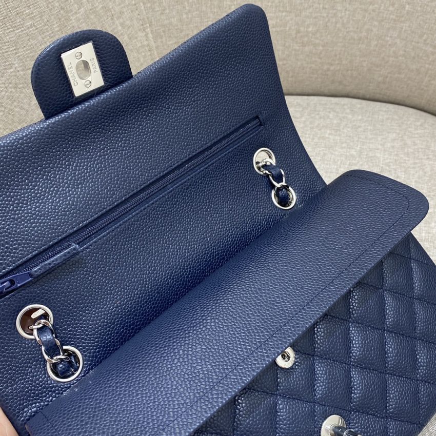 Chanel Classic Flap 25cm Sea Blue 3 CHANEL Classic Flap 25cm Sea Blue - high quality chanel replica detail 2