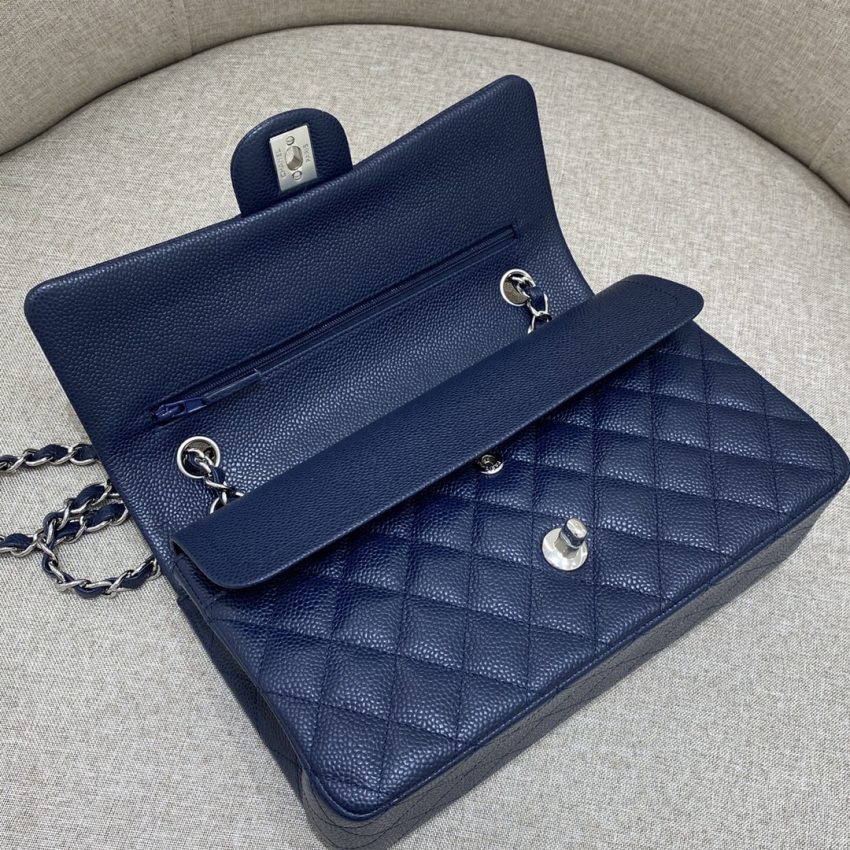 Chanel Classic Flap 25cm Sea Blue 9 CHANEL Classic Flap 25cm Sea Blue - high quality chanel replica detail 8