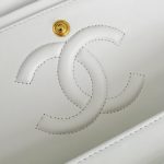 Chanel Classic Flap 25cm White 3 CHANEL Classic Flap 25cm White - chanel white bag replica detail 2