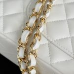 Chanel Classic Flap 25cm White 6 CHANEL Classic Flap 25cm White - chanel white bag replica detail 5
