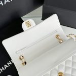 Chanel Classic Flap 25cm White 8 CHANEL Classic Flap 25cm White - chanel white bag replica detail 7