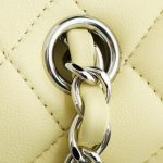 Chanel Classic Flap 25cm Yellow 10 CHANEL Classic Flap 25cm Yellow - chanel yellow bag dupe detail 1