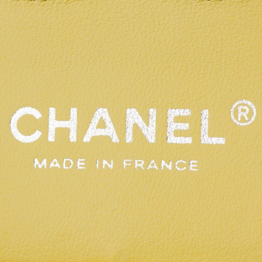 Chanel Classic Flap 25cm Yellow 11 CHANEL Classic Flap 25cm Yellow - chanel yellow bag dupe detail 2