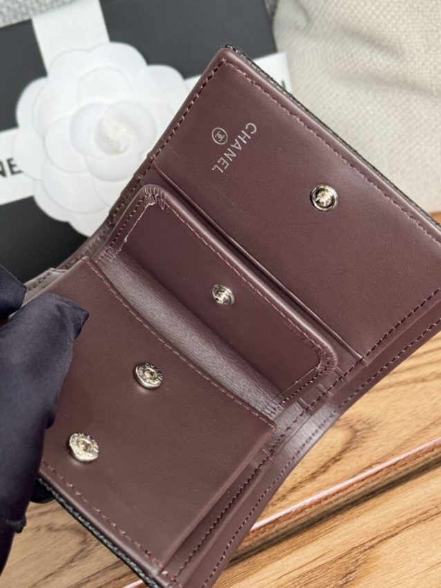 Chanel Compact Bifold Wallet 2 Chanel Compact Bifold Wallet - fake chanel bifold wallet detail 2
