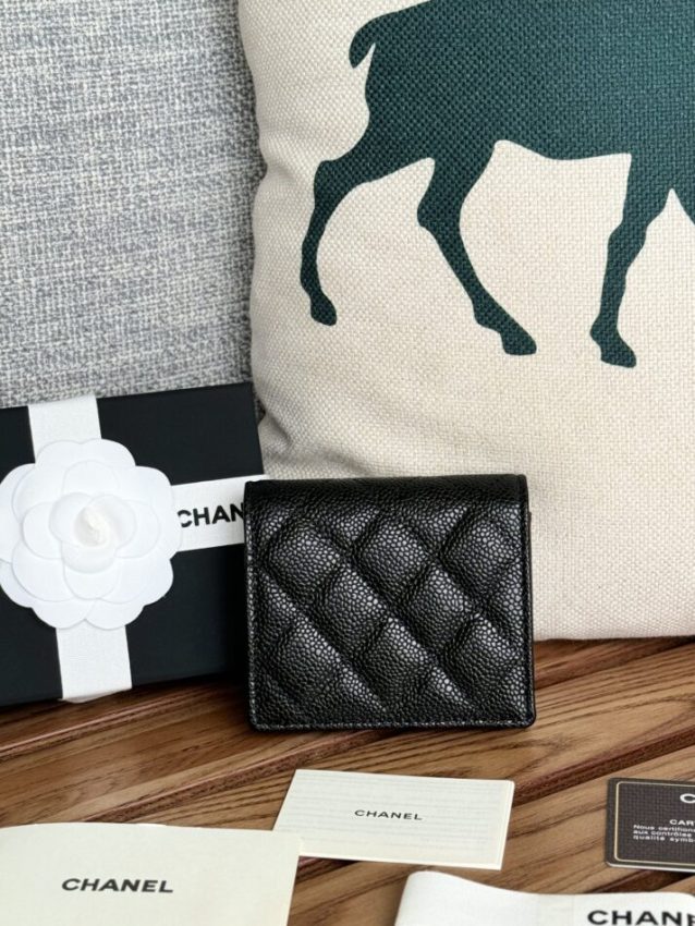 Chanel Compact Bifold Wallet 5 Chanel Compact Bifold Wallet - fake chanel bifold wallet detail 5