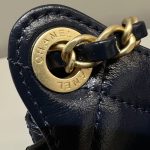 Chanel Hobo Small Dark Blue 8 CHANEL Hobo Small Dark Blue - chanel small hobo dark blue dupe detail 7