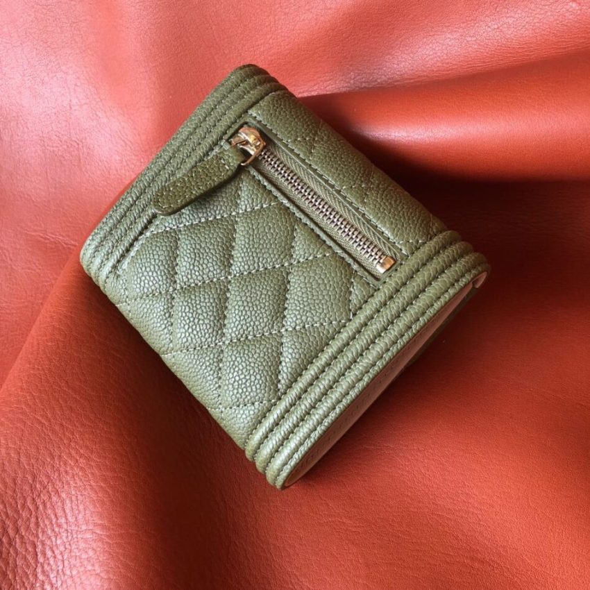 Chanel Le Boy Compact Wallet 10 Chanel Le Boy Compact Wallet - chanel boy wallet replica detail 1