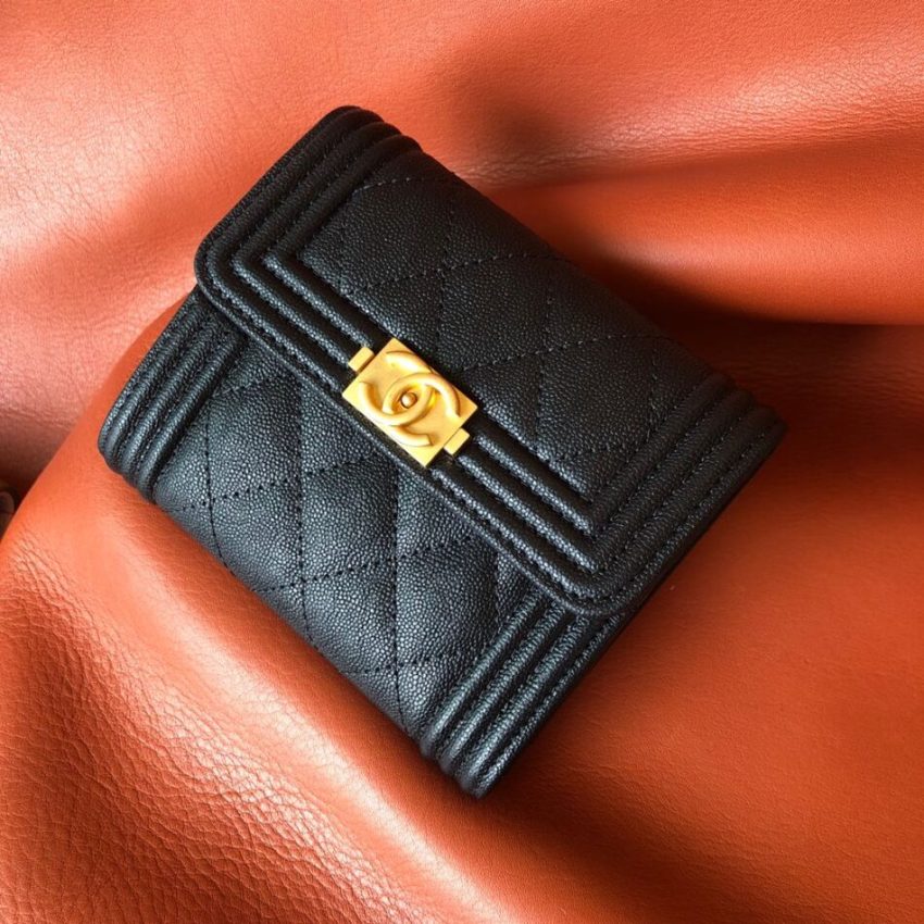 Chanel Le Boy Compact Wallet 9 Chanel Le Boy Compact Wallet - chanel boy wallet replica detail 14