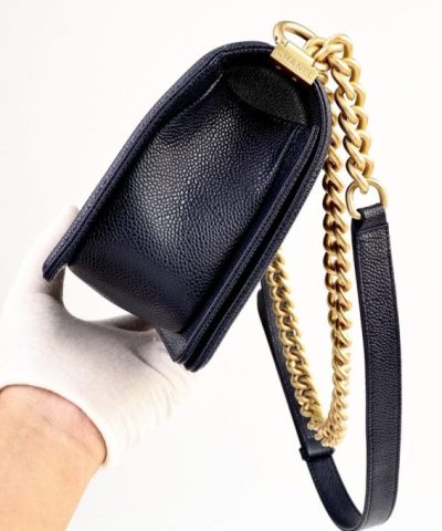 CHANEL Le Boy Dark Blue
