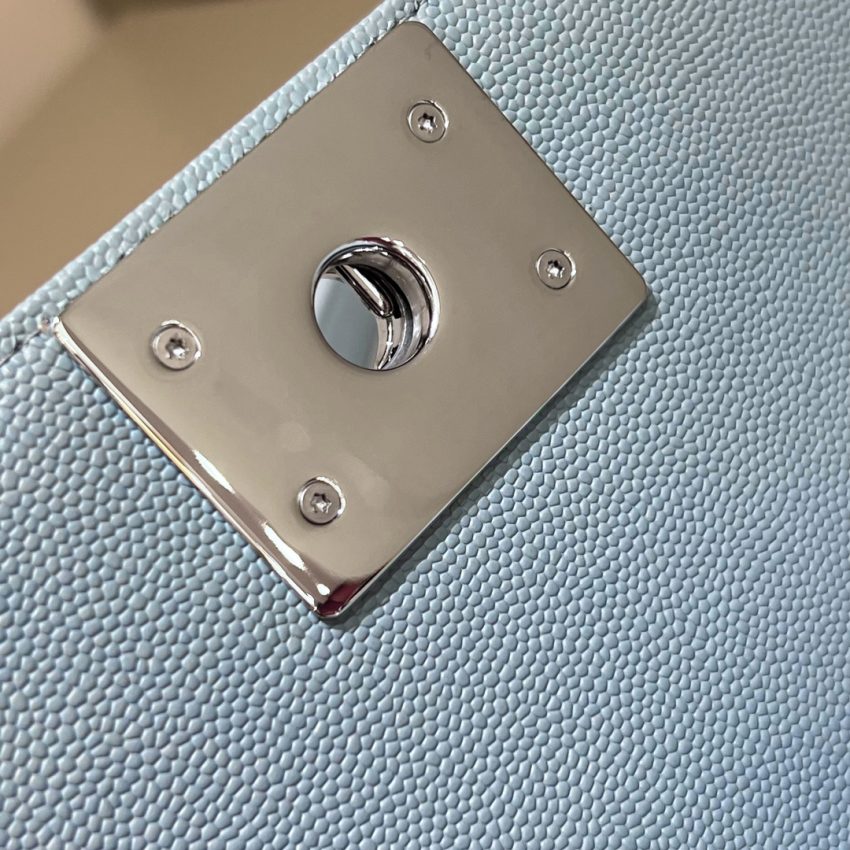 Chanel Le Boy Light Blue 8 CHANEL Le Boy Light Blue - chanel boy light blue dupe detail 7