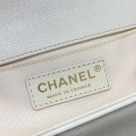 Chanel Le Boy White 2 CHANEL Le Boy White - fake chanel boy white detail 1