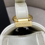 Chanel Le Boy White 4 CHANEL Le Boy White - fake chanel boy white detail 3