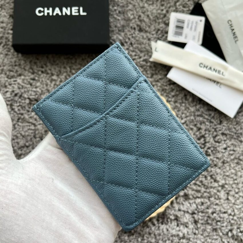 Chanel Long Card Holder 7 Chanel Long Card Holder - chanel long card holder dupe detail 7