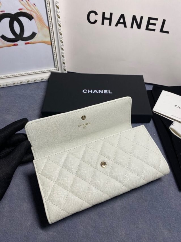 Chanel Long Vertical Wallet 2 Chanel Long Vertical Wallet - chanel wallet dupe detail 2
