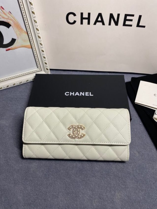 Chanel Long Vertical Wallet 5 Chanel Long Vertical Wallet - chanel wallet dupe detail 5