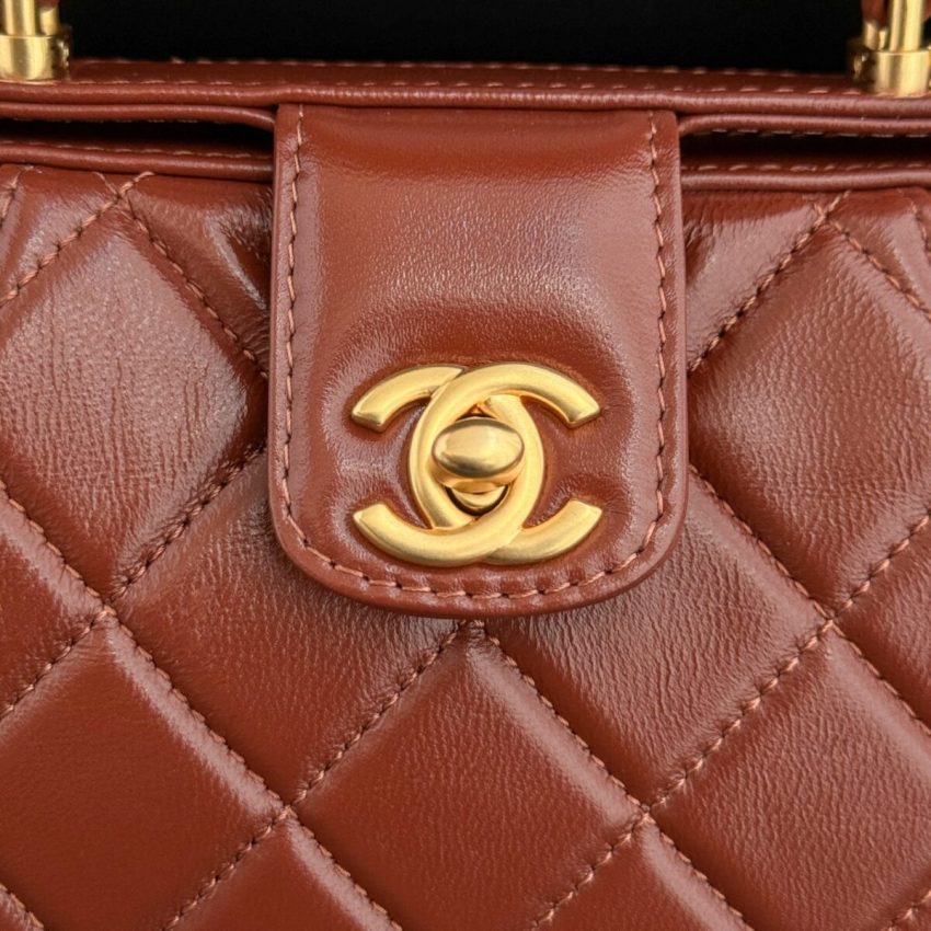 chanel-mini-bag-with-top-handle-gallery-9 CHANEL Mini Bag with Top Handle - chanel mini bag dupe detail 17