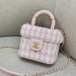 chanel-tweed-handle-crush-small-purple-gallery-3 CHANEL Tweed Handle Crush Small Purple - chanel tweed replica detail 5