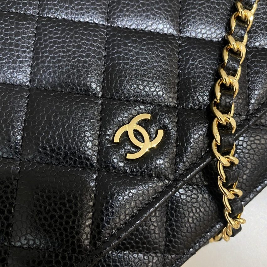 Chanel Woc Wallet On Chain 8 CHANEL Woc Wallet on Chain - chanel woc black replica detail 7