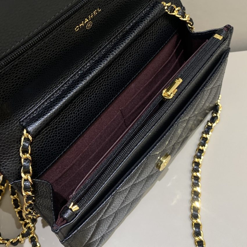 Chanel Woc Wallet On Chain 9 CHANEL Woc Wallet on Chain - chanel woc black replica detail 8