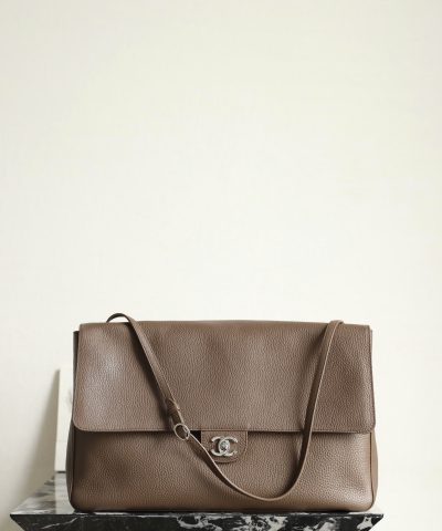 Chanel 26S Maxi Flap Bag Chocolate